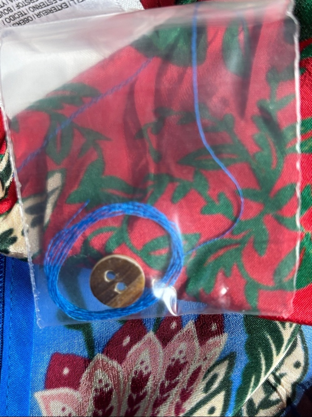 FARM RIO Blue Pineapple Garden Kaftan Maxi Dress - Picture 9 of 11